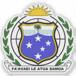 Wappen des Westerns Samoa (1951-1962) Aufkleber