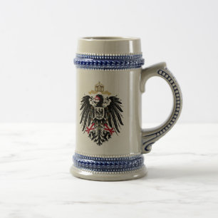 Wappen Deutsches Reich 1889 Reichsadler Bierglas