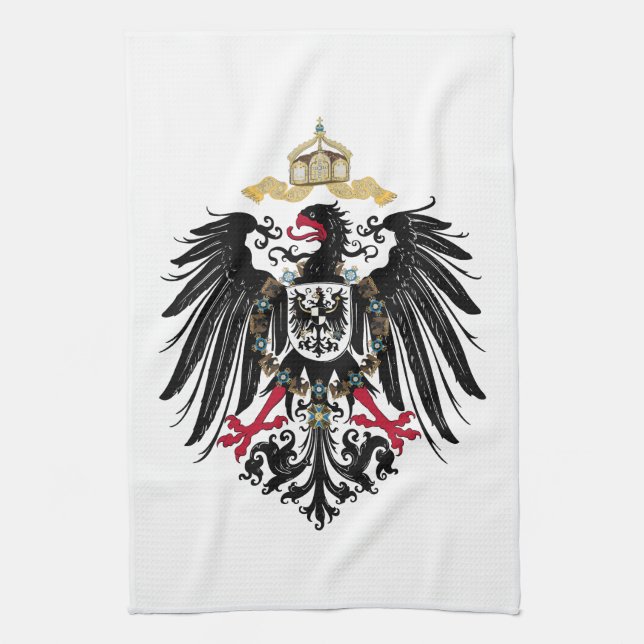 Wappen Deutsches Reich 1889 Reichsadler Handtuch (Vertikal)
