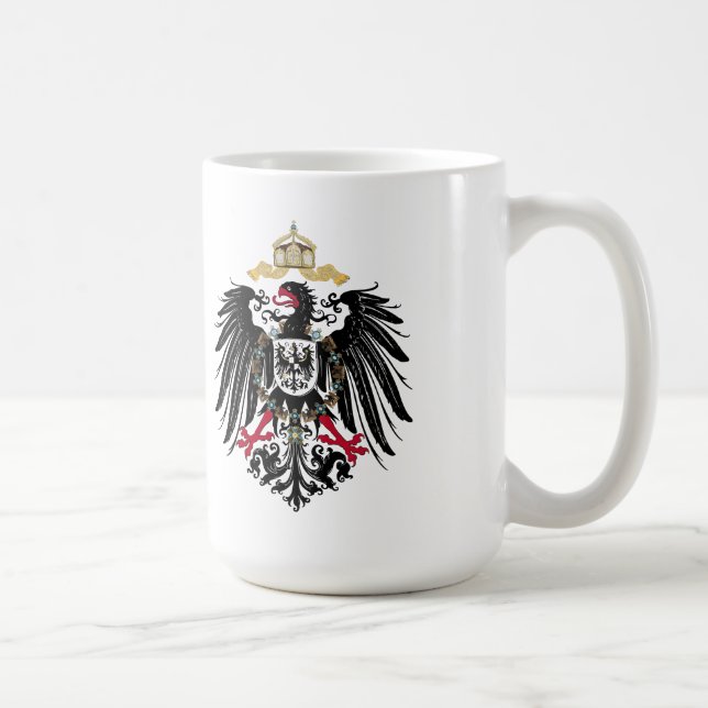Wappen Deutsches Reich 1889 Reichsadler Tasse (Rechts)