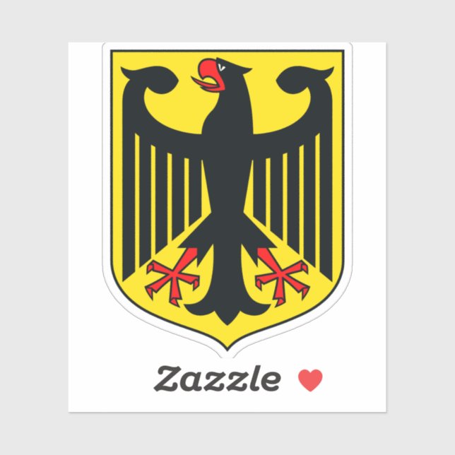 Wappen Deutschlands Aufkleber (Blatt)