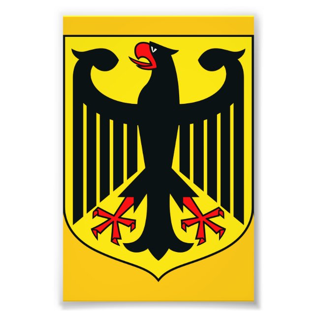 Wappen Deutschlands Fotodruck (Vorne)