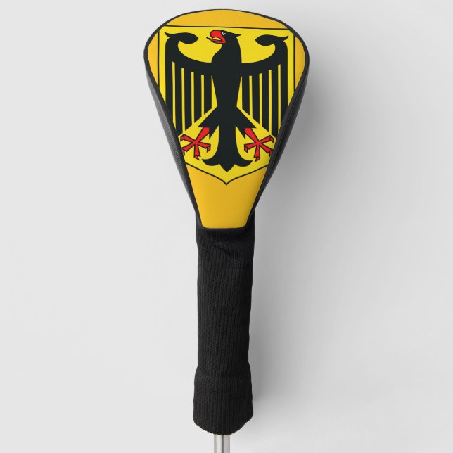 Wappen Deutschlands Golf Headcover (Vorderseite)