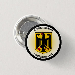 Wappen Deutschlands in Kreisform Button