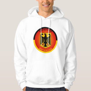 Wappen Deutschlands Kreisform Hoodie