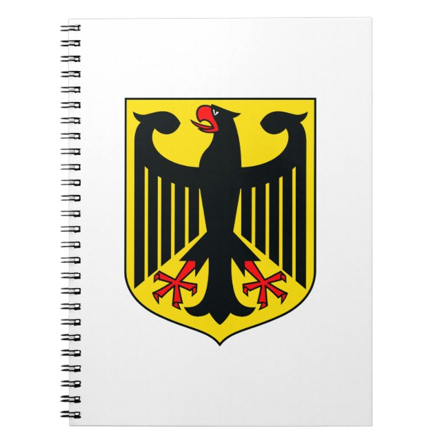 Wappen Deutschlands Notizblock (Vorderseite)