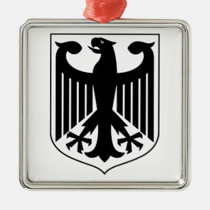 Wappen Deutschlands Ornament Aus Metall