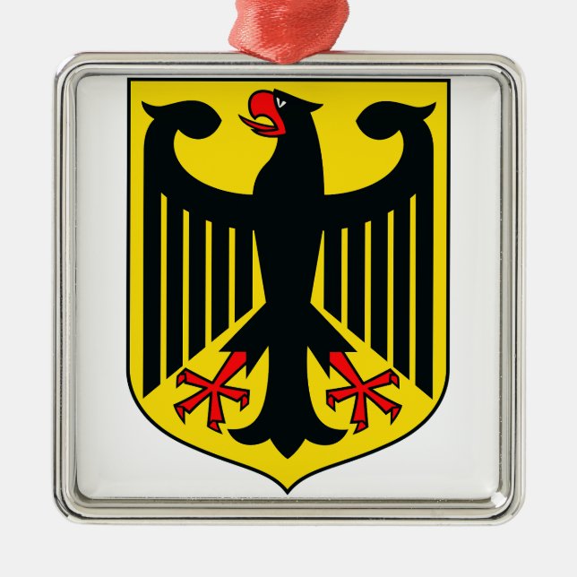Wappen Deutschlands Ornament Aus Metall (Vorne)