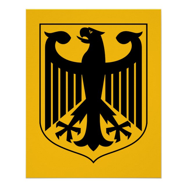 Wappen Deutschlands Poster (Vorderseite)