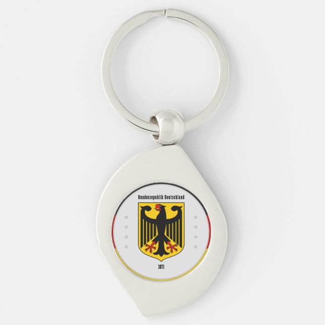 Wappen Deutschlands Schlüsselanhänger (Vorderseite)