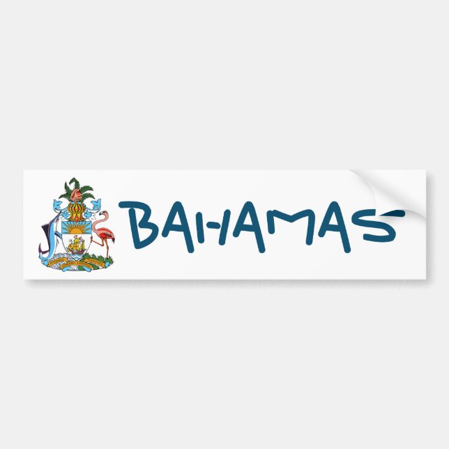 Wappen - die Bahamas Autoaufkleber (Vorne)