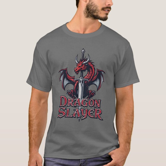 Wappen Dragon & Blade T-Shirt (Vorderseite)