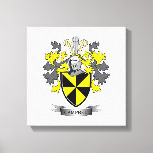 Wappen-Familienwappen Leinwanddruck