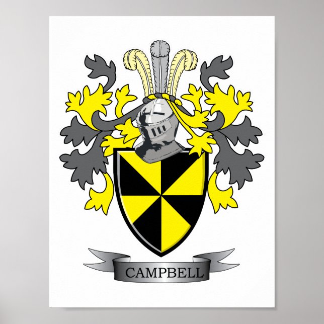 Wappen-Familienwappen Poster (Vorne)