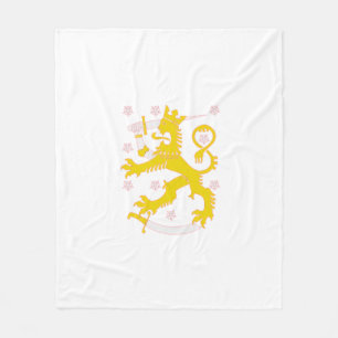 Wappen Finnlands Fleecedecke