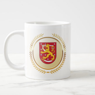 Wappen Finnlands Jumbo-Tasse
