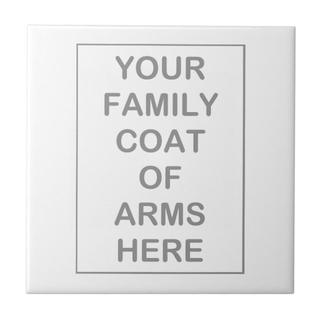 Wappen Fliese (Vorderseite)