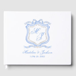 Wappen für das Blaue Monogramm im Aquarellfarben-D Gästebuch