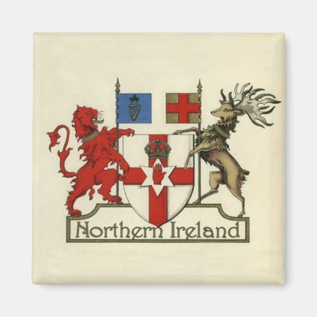 Wappen für Nordirland Magnet (Vorne)