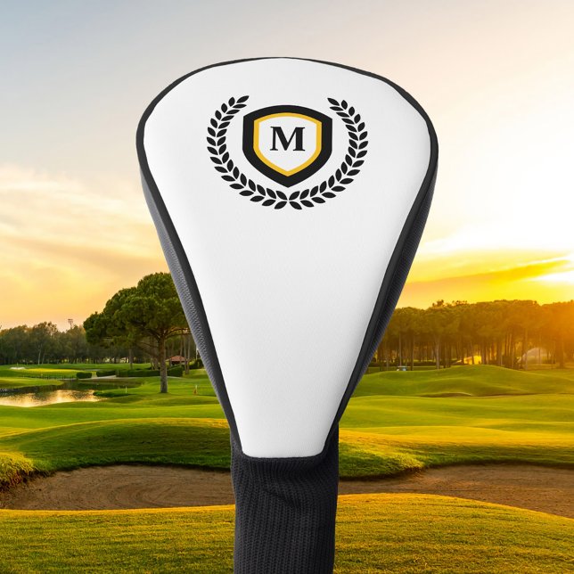 Wappen für Schwarz-Gold-Monogram-Logos Golf Headcover (Von Creator hochgeladen)