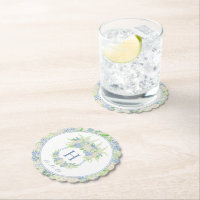 Wappen für Wasserfarben Blau und Weiß