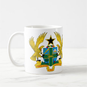 Wappen Ghanas Kaffeetasse