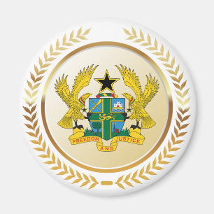Wappen Ghanas Magnet