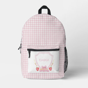 Wappen   Grade School Gingham Bedruckter Rucksack