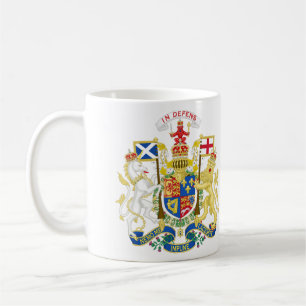 Wappen Großbritanniens in Schottland Kaffeetasse