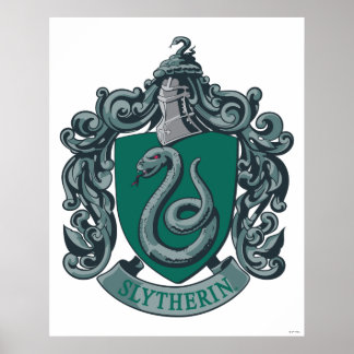 Wappen-Grün Harry Potter | Slytherin Poster