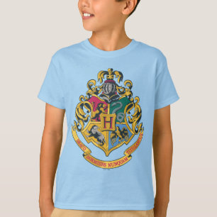 Wappen Harry Potter   Hogwarts - farbenreich T-Shirt
