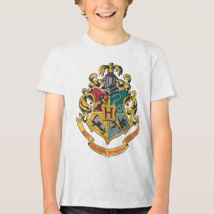 Wappen Harry Potter   Hogwarts - farbenreich Tri-Blend Shirt