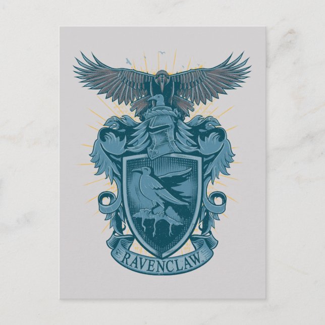 Wappen Harry Potter | Ravenclaw Postkarte (Vorderseite)