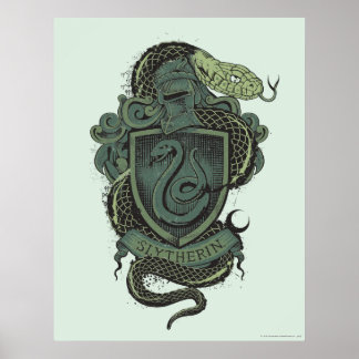 Wappen Harry Potter | Slytherin Poster