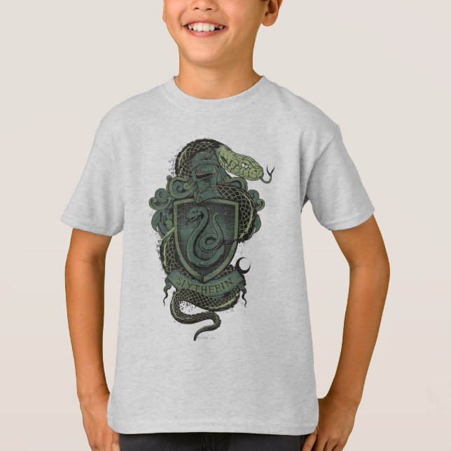 Wappen Harry Potter | Slytherin T-Shirt (Vorderseite)