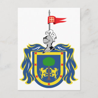 Wappen in Jalisco Mexiko Offizielles Symbol Postkarte