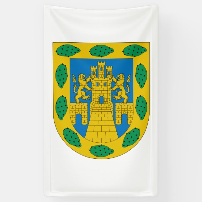 Wappen in Mexiko Stadt Banner (Vertikal)