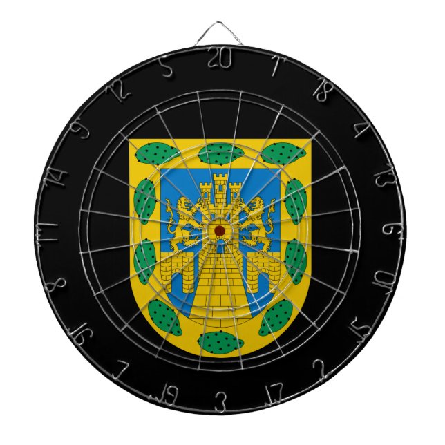 Wappen in Mexiko Stadt Dartscheibe (vorne)