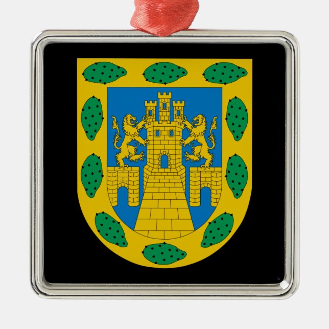Wappen in Mexiko Stadt Ornament Aus Metall (Vorne)