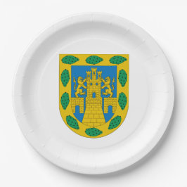 Wappen in Mexiko Stadt Pappteller
