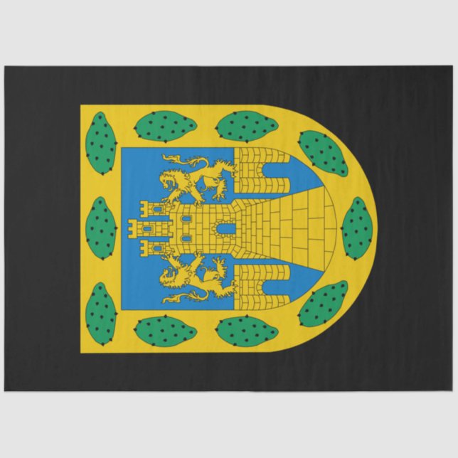 Wappen in Mexiko Stadt Seidenpapier (Vorderseite)