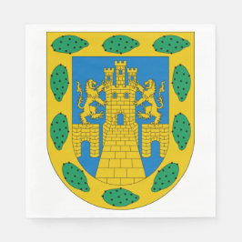 Wappen in Mexiko Stadt Serviette