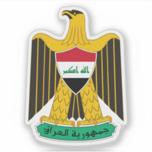 Wappen Iraks Aufkleber