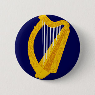 Wappen Irlands Button