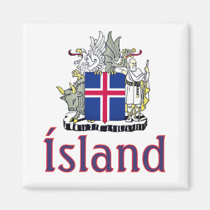 Wappen Islands Magnet