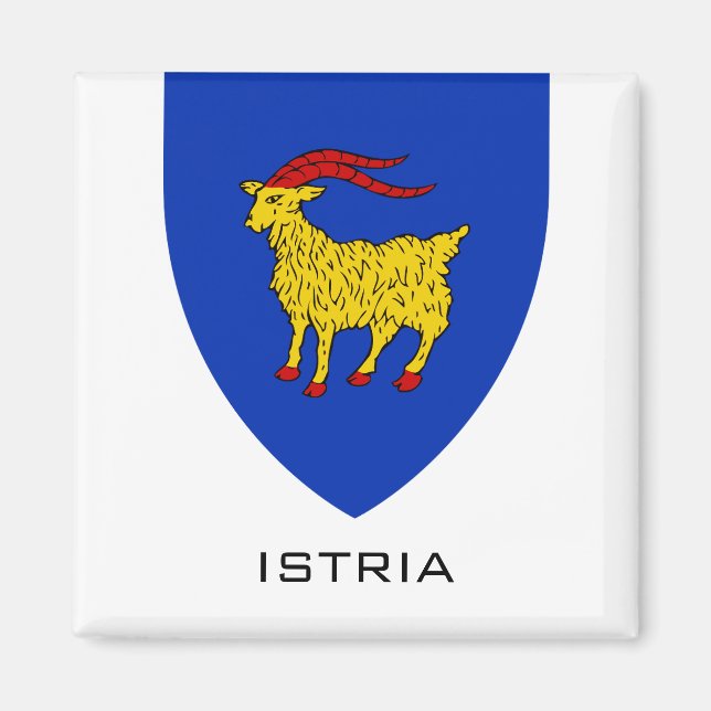 Wappen Istriens Adriatisches Erbe Magnet (Vorne)