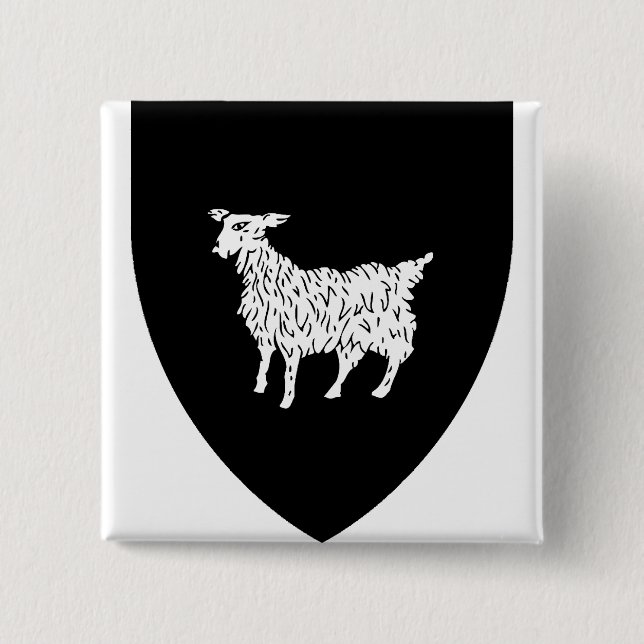 Wappen Istriens in Kroatien Button (Vorderseite)