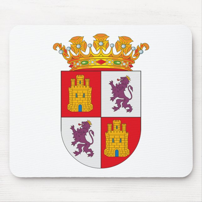 Wappen Kastiliens Y Leon Mousepad (Vorne)