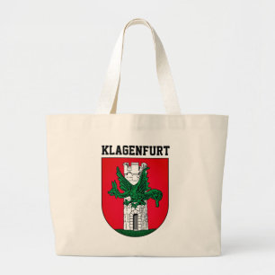 Wappen Klagenfurts - ÖSTERREICH Jumbo Stoffbeutel
