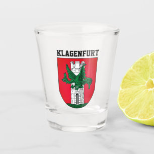 Wappen Klagenfurts - ÖSTERREICH Schnapsglas
